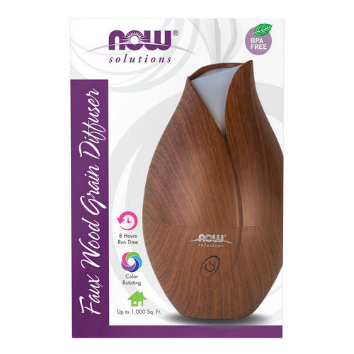 Ultrasonic Faux Wood Grain Diffuser 1 Count by Now Foods