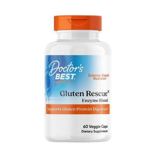 Gluten Rescue with Glutalytic 60 Veggie Caps by Doctors Best