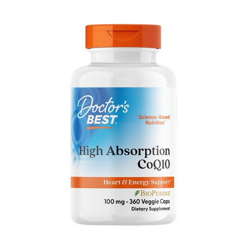 High Absorption Coq10 With Bioperine 360 Veggie Caps by Doctors Best