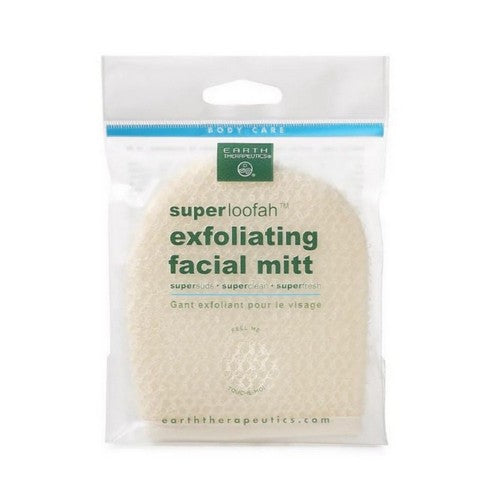 Loofah Exfoliating Facial Mitt Count by Earth Therapeutics