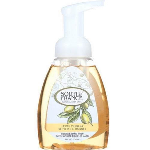 Foaming Hand Wash Lemon Verbana 8 oz by South Of France Soaps