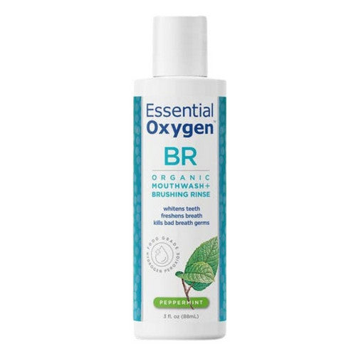 Brushing Rinse Peppermint 3 oz by Essential Oxygen
