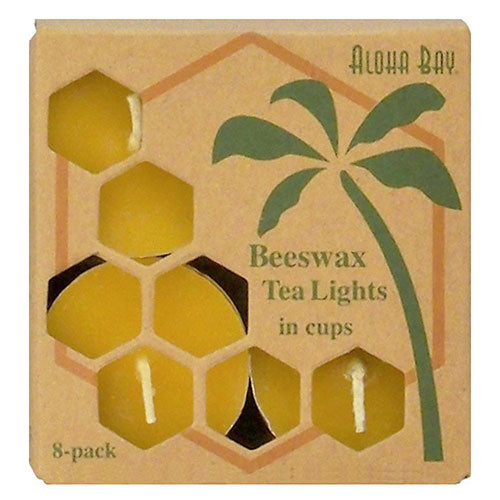 Besswax Tea Lights 8 Pack by Aloha Bay