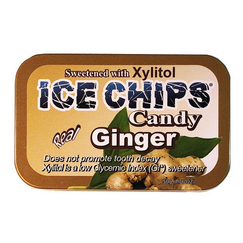 Hand Crafted Tin Ginger 1.76 Oz by Ice Chips Candy