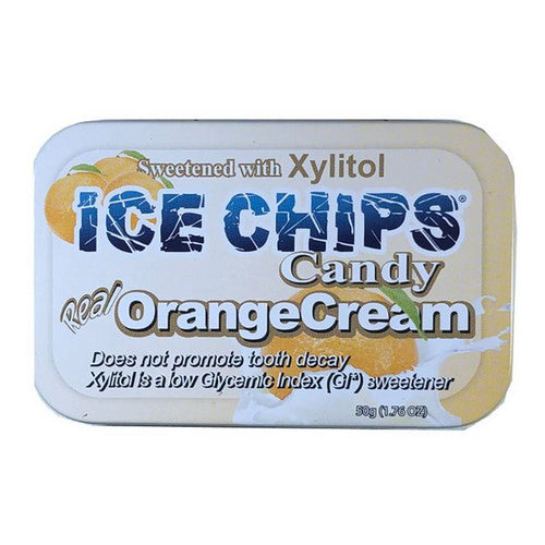 Hand Crafted Candy Tin Orange Cream 1.76 Oz by Ice Chips Candy