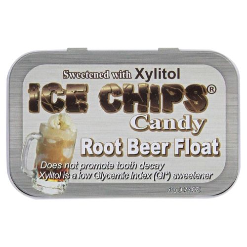 Hand Crafted Candy Tin Root Beer Float 1.76 Oz by Ice Chips Candy