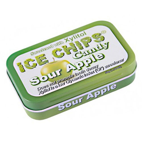 Ice Chips Candy Sour Apple 1.76 oz by Ice Chips Candy