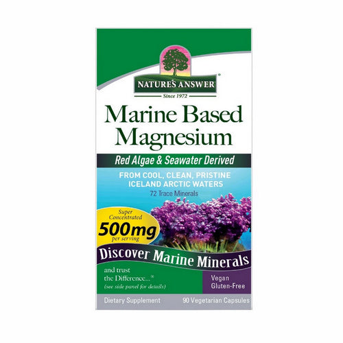 Marine Based Magnesium 90 Veg Caps by Nature's Answer