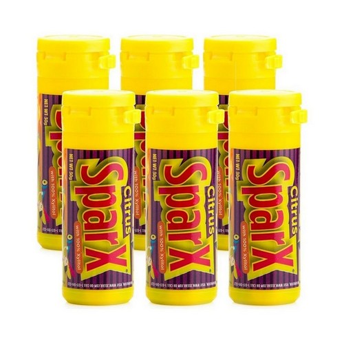 Sparx Xylitol Candy Refills Citrus Citrus 6 Count by Xlear Inc