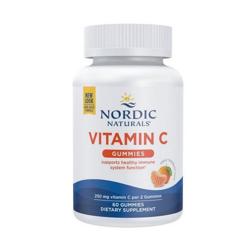 Vitamin C Gummies Tart Tangerine 60 Gummies by Nordic Naturals