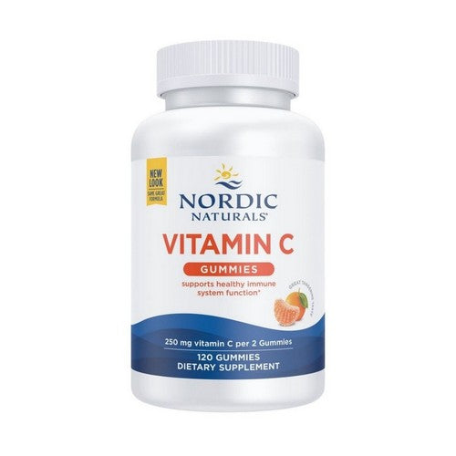 Vitamin C Gummies Tart Tangerine 120 Gummies by Nordic Naturals