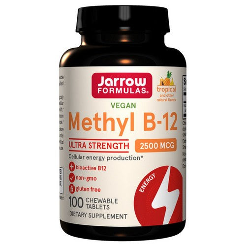 Methyl B-12 Ultra Strength Tropical 100 Chewable Tablets by Jarrow Formulas