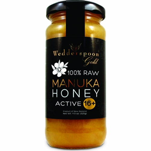 Wedderspoon 100% Raw Manuka Honey - KFactor 16 11.5 OZ by Wedderspoon