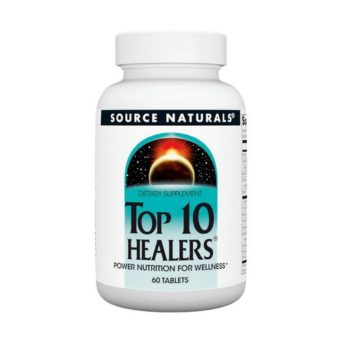 Top 10 Healers 60 Tab by Source Naturals