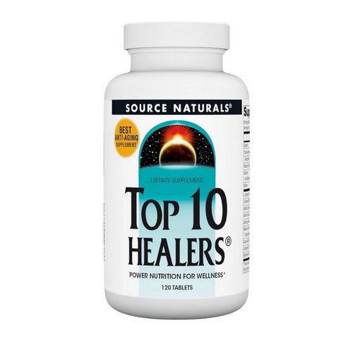 Top 10 Healers 120 Tab by Source Naturals