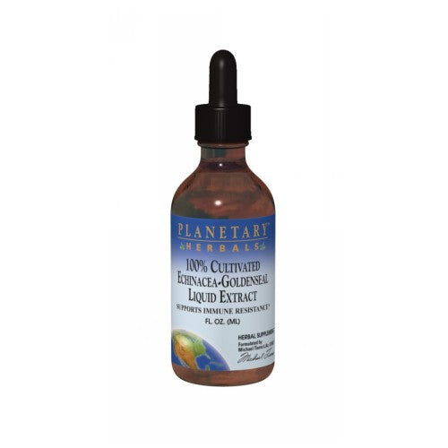 100% Cultivated Echinacea-Goldenseal Liquid Extract 4 Oz by Planetary Herbals