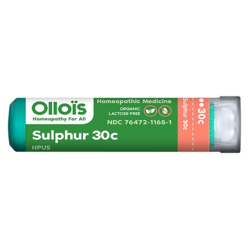 Sulphur 30C Pellets, 80 Count by Ollois