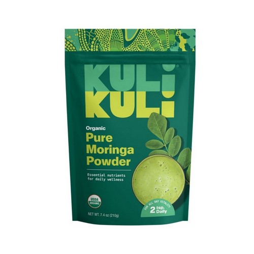 Pure Moringa Vegetable Powder 7.4 Oz by Kuli Kuli