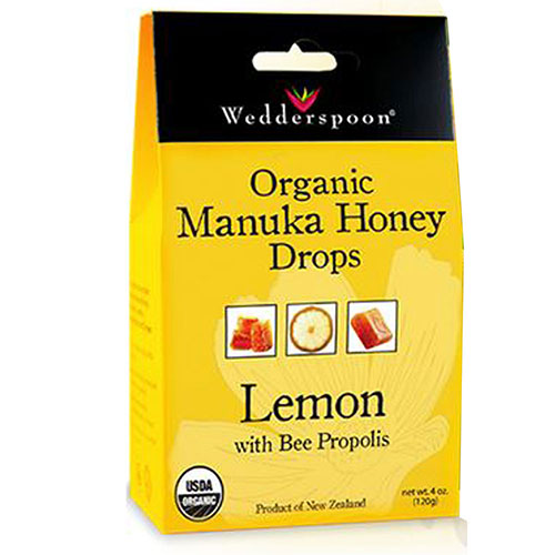 Manuka Honey Drop Lemon 4 OZ by Wedderspoon