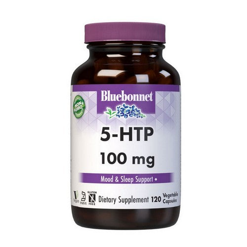 5-HTP 100 mg 120 Veg Caps by Bluebonnet Nutrition