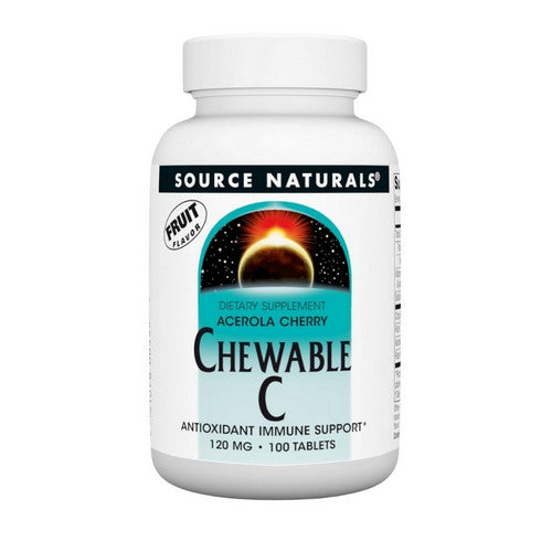 Acerola C Chewable 100 Tabs by Source Naturals