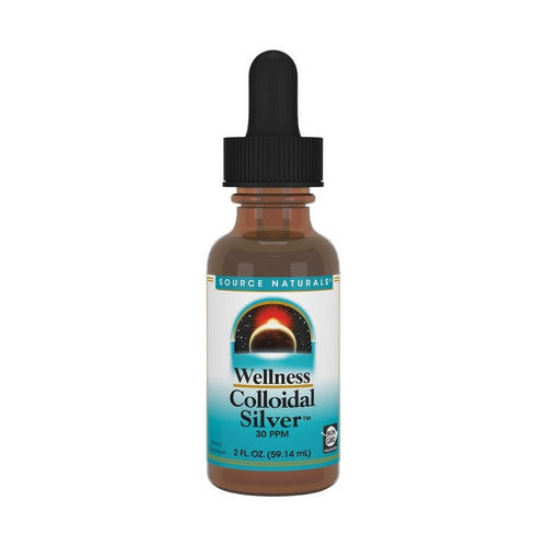 Wellness Colloidal Silver Liquid 2 Oz by Source Naturals