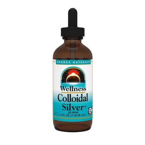 Wellness Colloidal Silver Liquid 4 Oz by Source Naturals