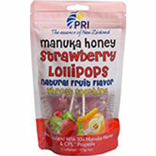 Strawberry Lollipops 12 Count by Pacific Resources International
