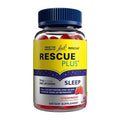 Rescue Plus Sleep Gummies Natural Strawberry 60 Gummies by Bach