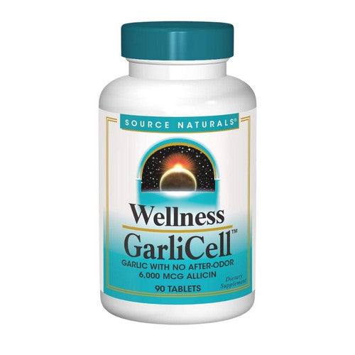 Wellness GarliCell 90 Tabs by Source Naturals