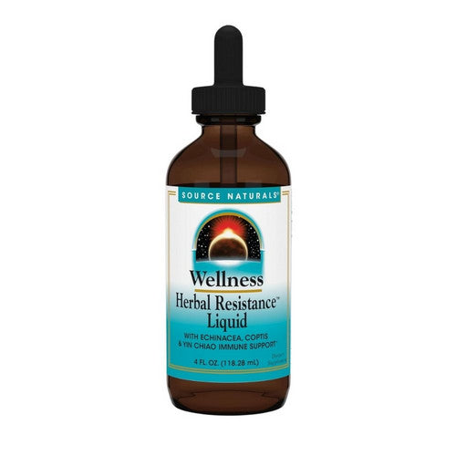 Wellness Herbal Resistance Liquid Standard Formula 4 Fl Oz by Source Naturals