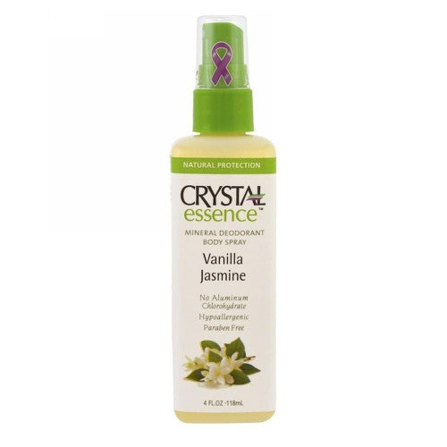 Mineral Deodorant Spray Vanilla Jasmine 4 oz by Crystal