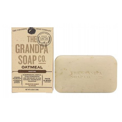 Bar Soap Oatmeal 4.25 oz by Grandpa's Brands Company