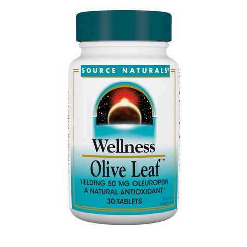 Wellness Olive Leaf 30 Tabs by Source Naturals