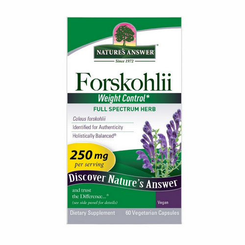 Forskohlii 60 Veg Caps by Nature's Answer