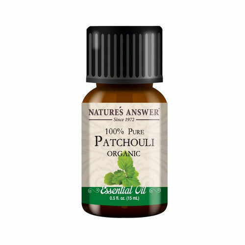 Pure Organic Essential Oil Patchouli 0.5 Oz by Nature's Answer