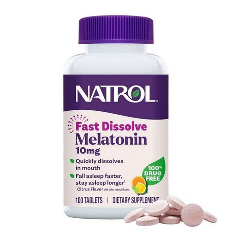 Fast Dissolve Melatonin Citrus Punch 60 Tabs by Natrol