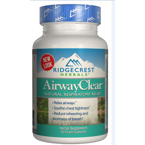 AirwayClear Respiratory Relief 60 Veg Caps by Ridgecrest Herbals