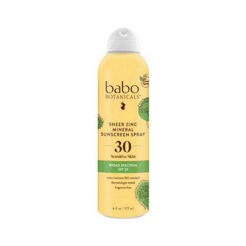 Sheer Zinc Sunscreen 6 oz by Babo Botanicals