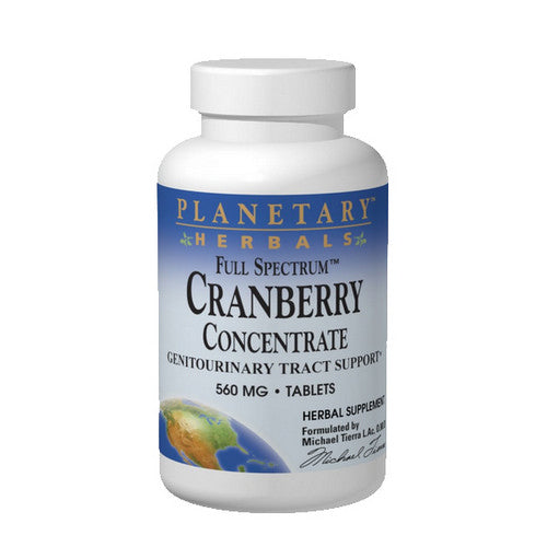 Full Spectrum Cranberry Concentrate 90 Tabs by Planetary Herbals