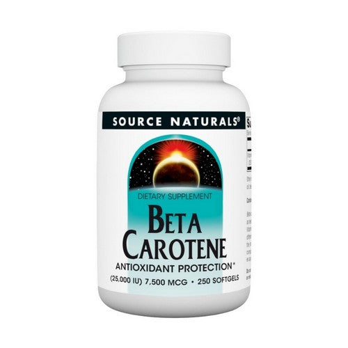 Beta Carotene 250 Softgel by Source Naturals