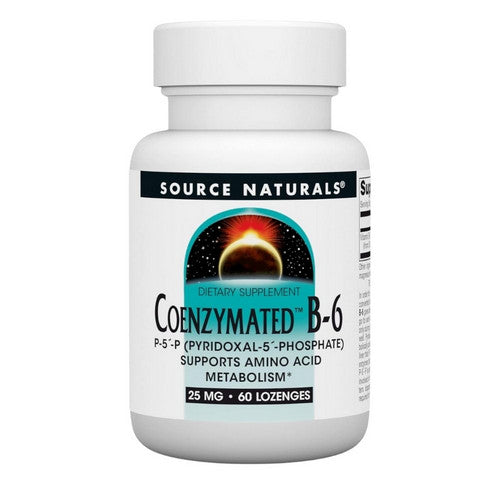 Coenzymated B-6 Sublingual 60 Tabs by Source Naturals