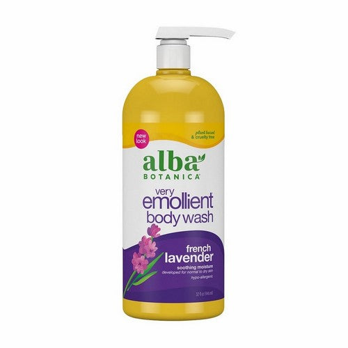 Body Bath French Lavender 32 Fl Oz by Alba Botanica