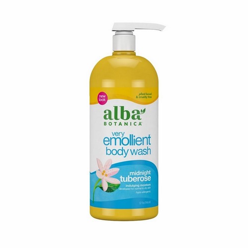 Body Bath Midnight Tuberose 32 Fl Oz by Alba Botanica