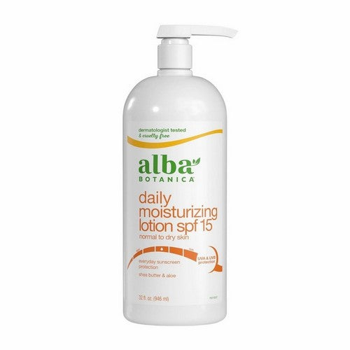 Very Emollient Body Lotion Daily Shade Spf 15 32 Oz by Alba Botanica