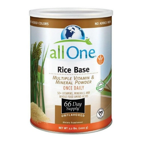 All One Rice Base Multiple Vitamin And Mineral Powder Unflavored 1000 Grams by All One