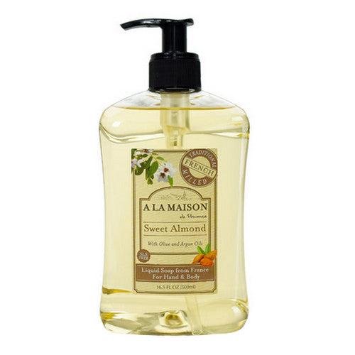 Hand & Body Liquid Soap Sweet Almond 16.9 FZ by A La Maison