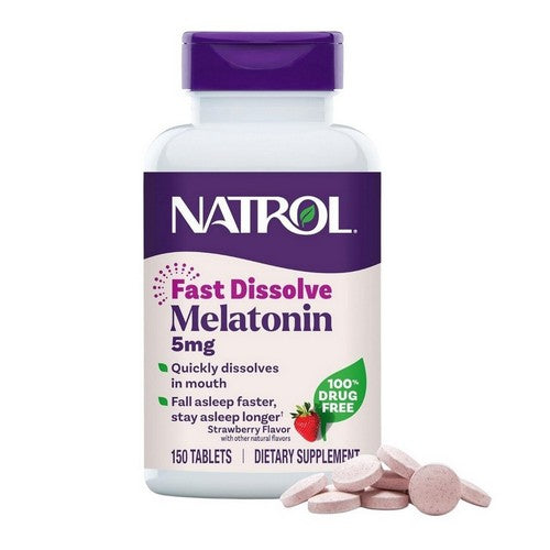 Fast Dissolve Melatonin 150 Tabs by Natrol
