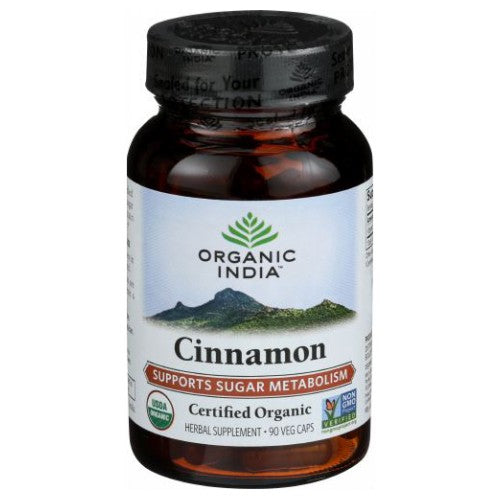 Organic Cinnamon 90 Veg Caps by Organic India