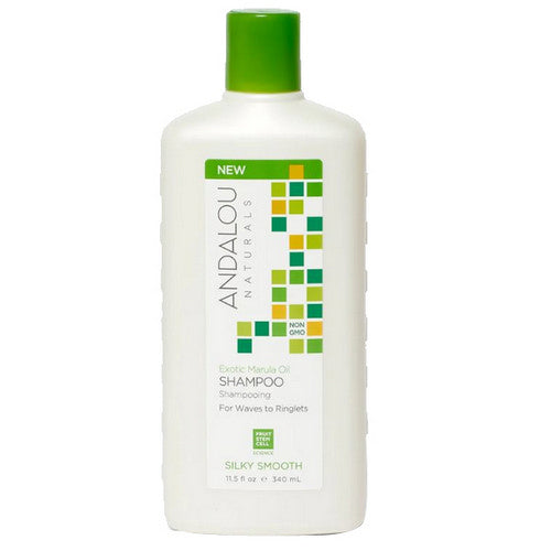 Exotic Marula Oil Silky Smooth Shampoo 11.5 Oz by Andalou Naturals
